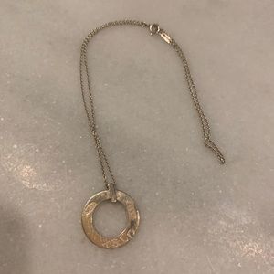 Tiffany & Co. 1837 Pendant on chain necklace